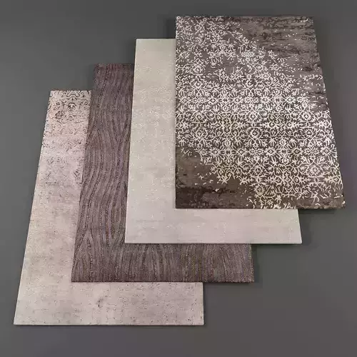 Rugs collection 130 Low-poly 3D model