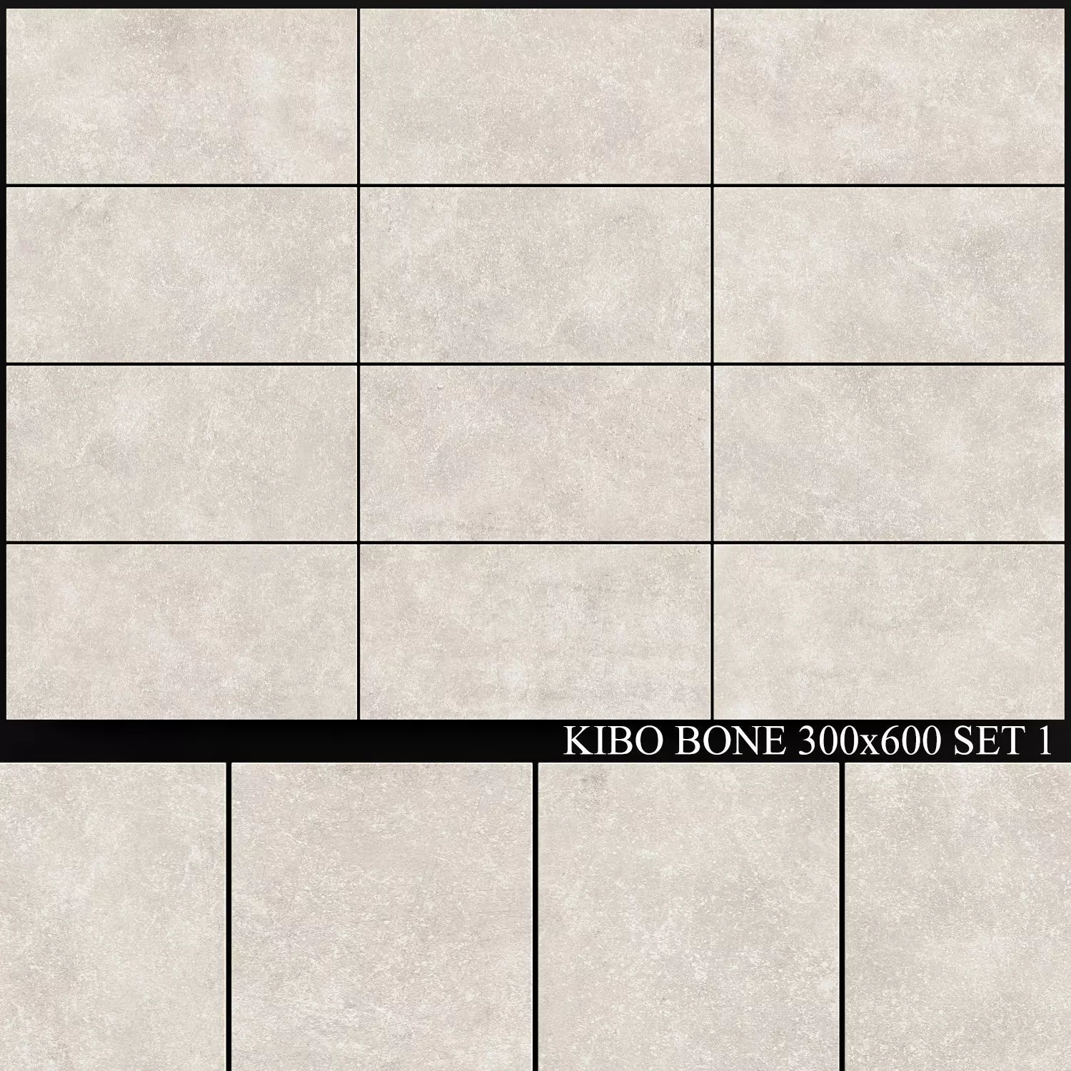 Yurtbay Seramik Kibo Bone 300x600 Set 1 3D model_0