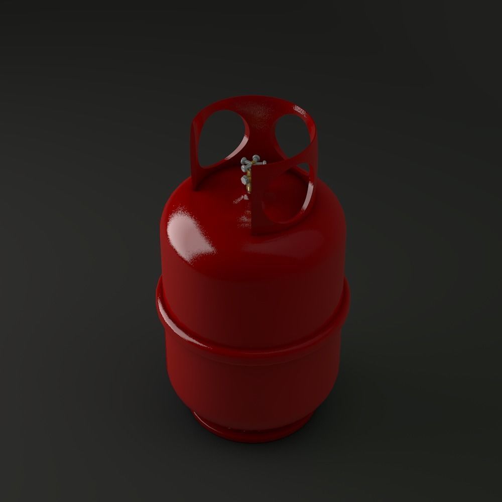 gas tank 3D model_1