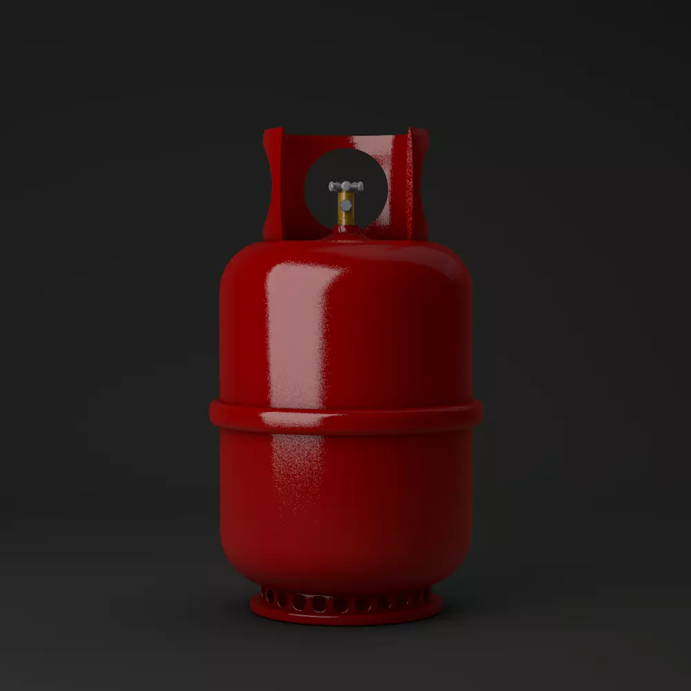 gas tank 3D model_0
