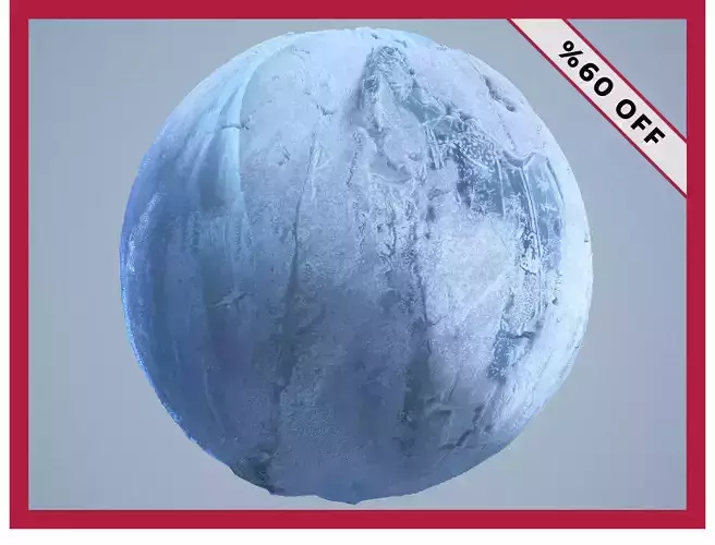 Snow Ice Seamless PBR Texture