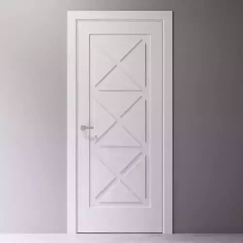 Interior door in classic style