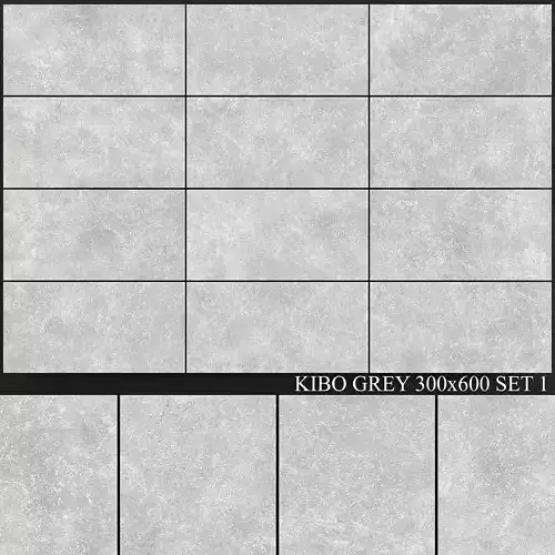 Yurtbay Seramik Kibo Grey 300x600 Set 1 3D model