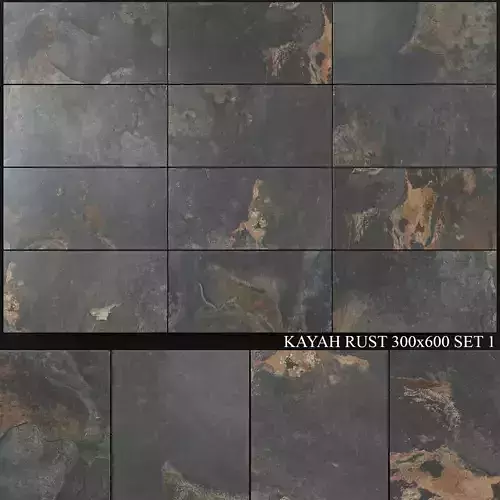 Yurtbay Seramik Kayah Rust 300x600 Set 1 3D model