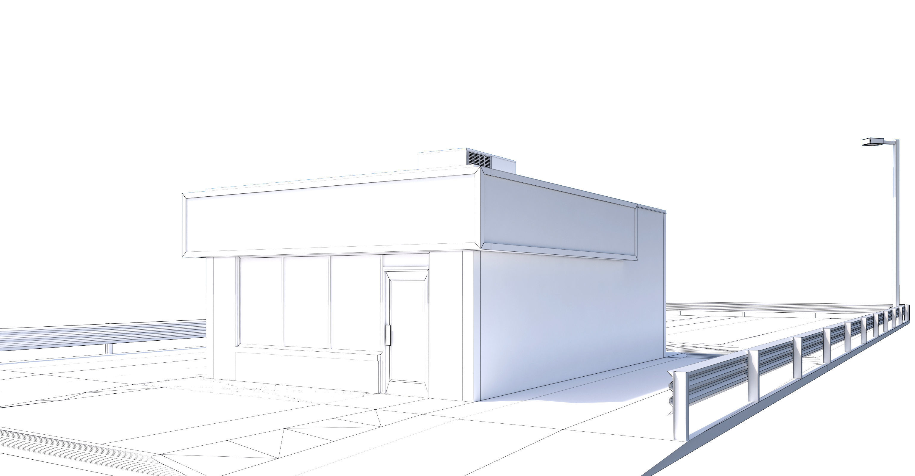 Commercial Building-029 Money Rates 3D model_11