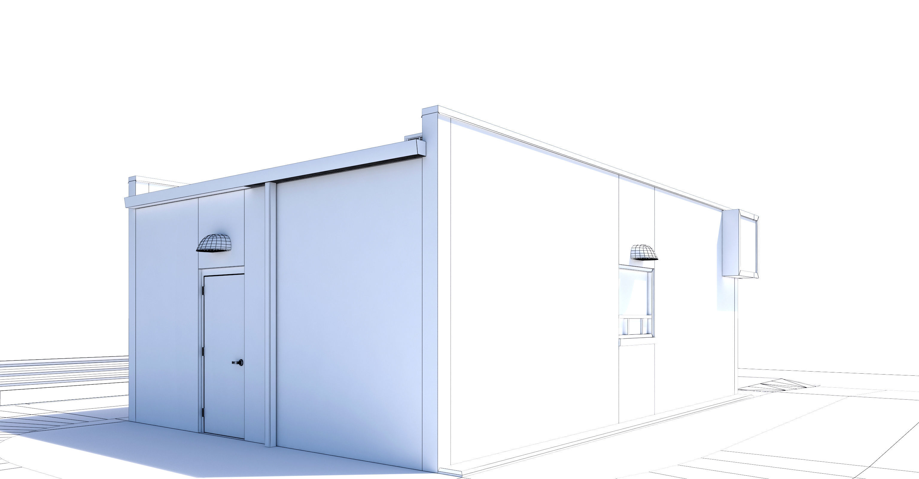 Commercial Building-029 Money Rates 3D model_12