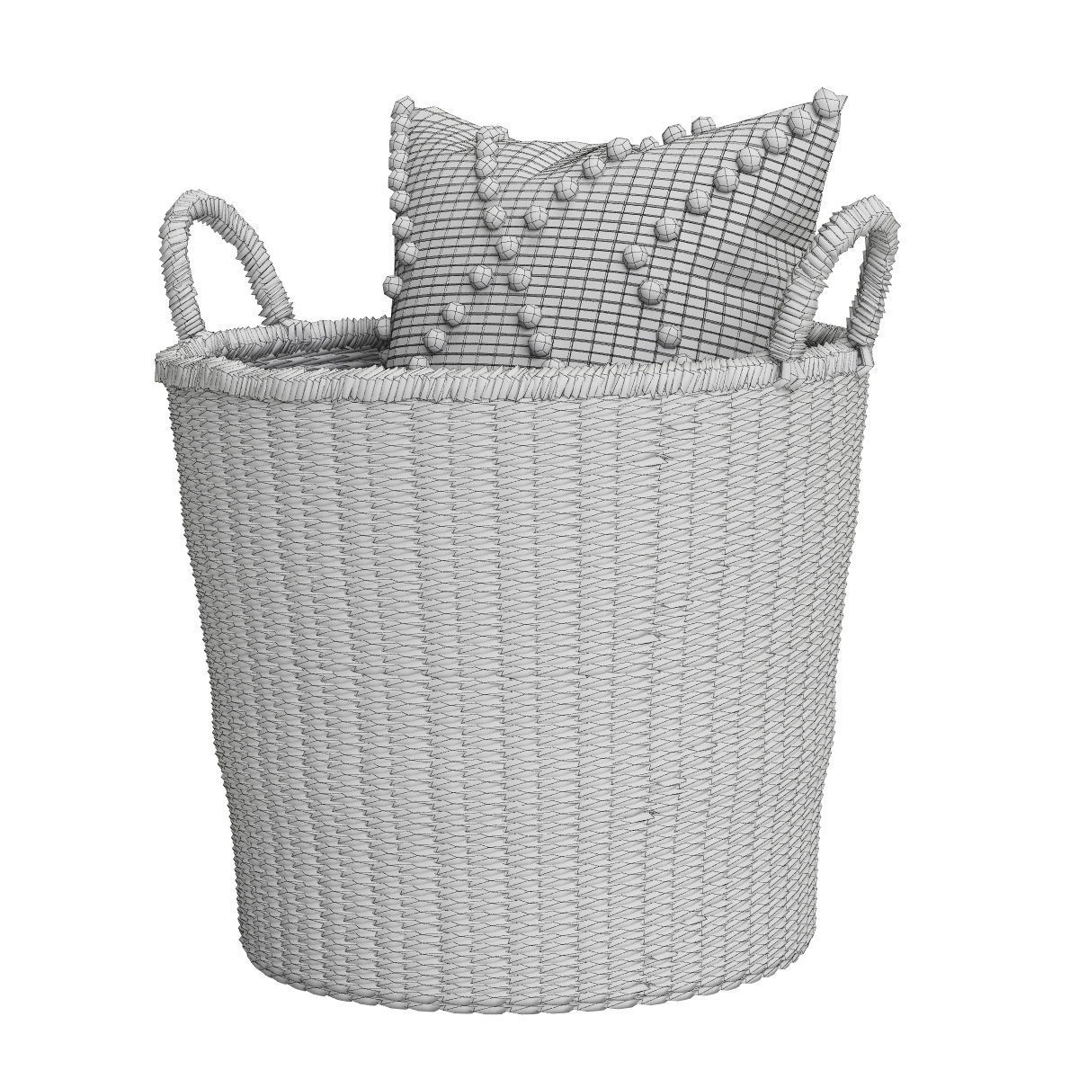  Baskets Set 02 3D model_7