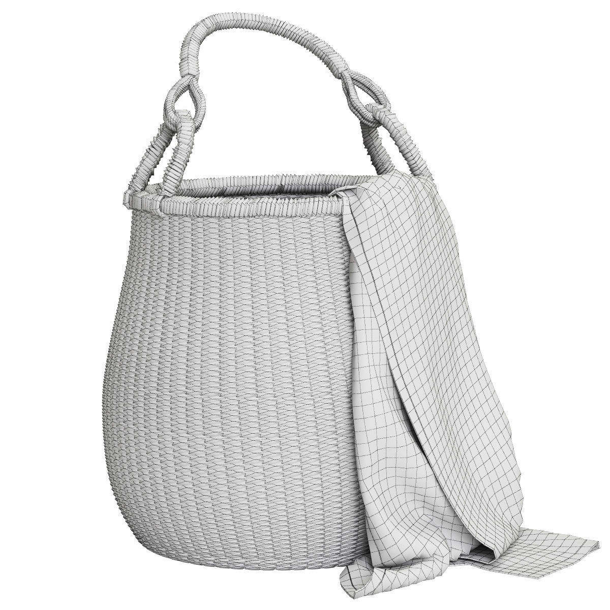  Baskets Set 02 3D model_8