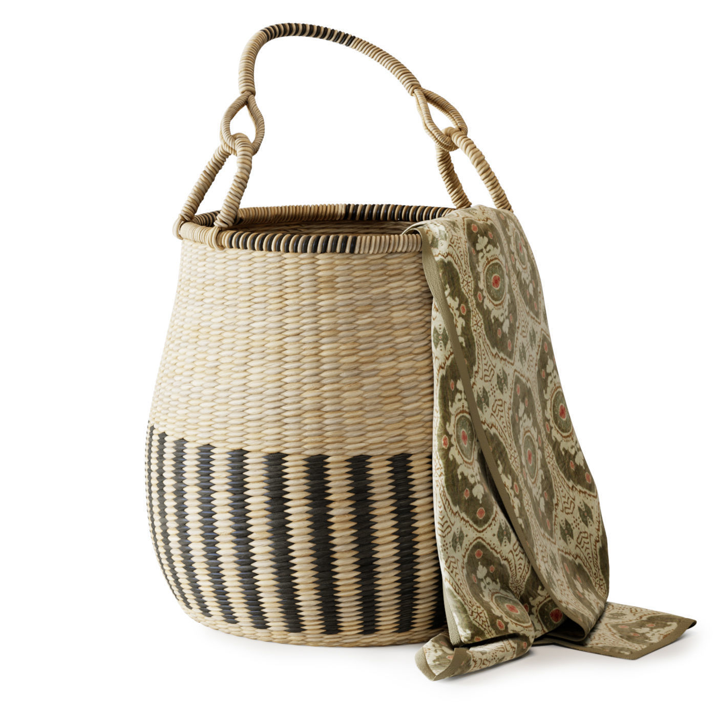  Baskets Set 02 3D model_4