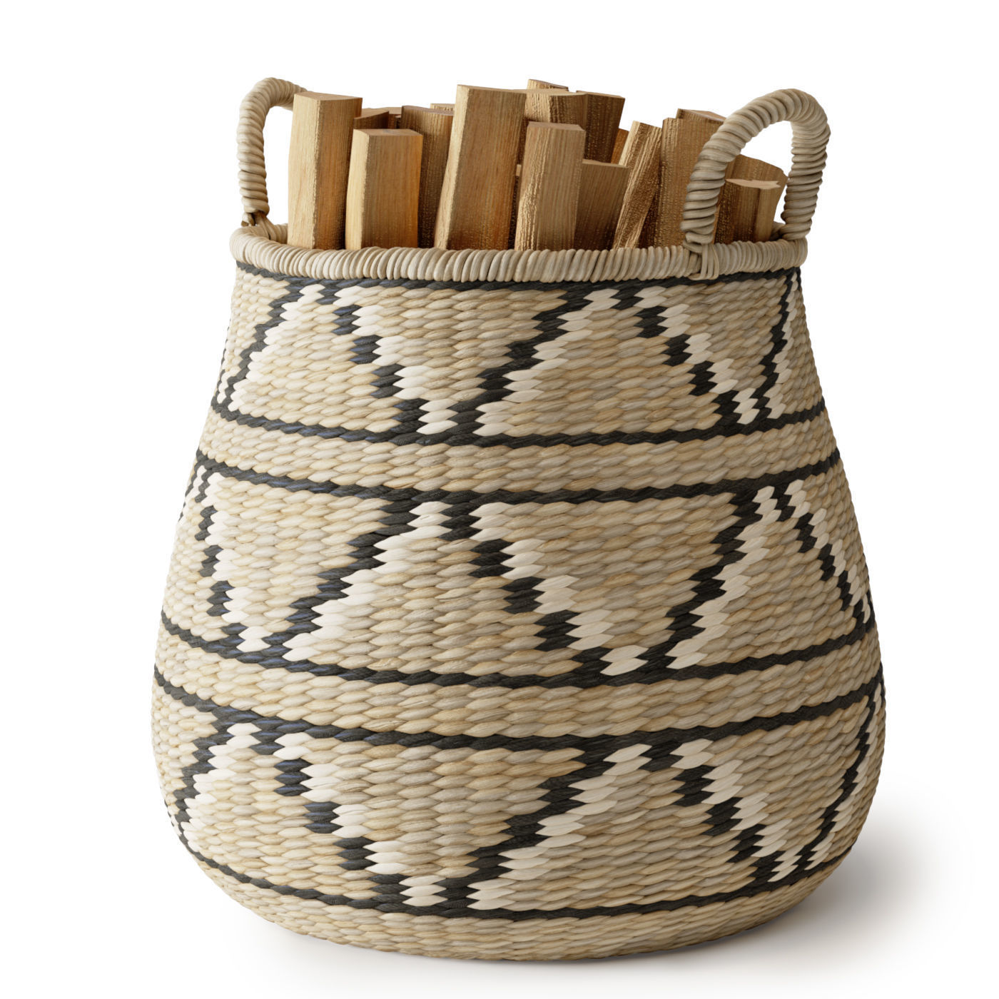  Baskets Set 02 3D model_3
