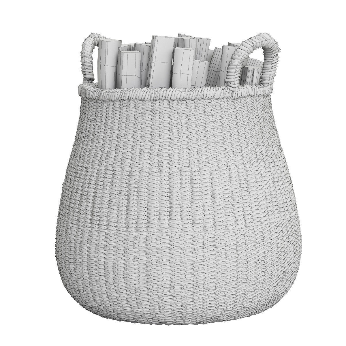  Baskets Set 02 3D model_9