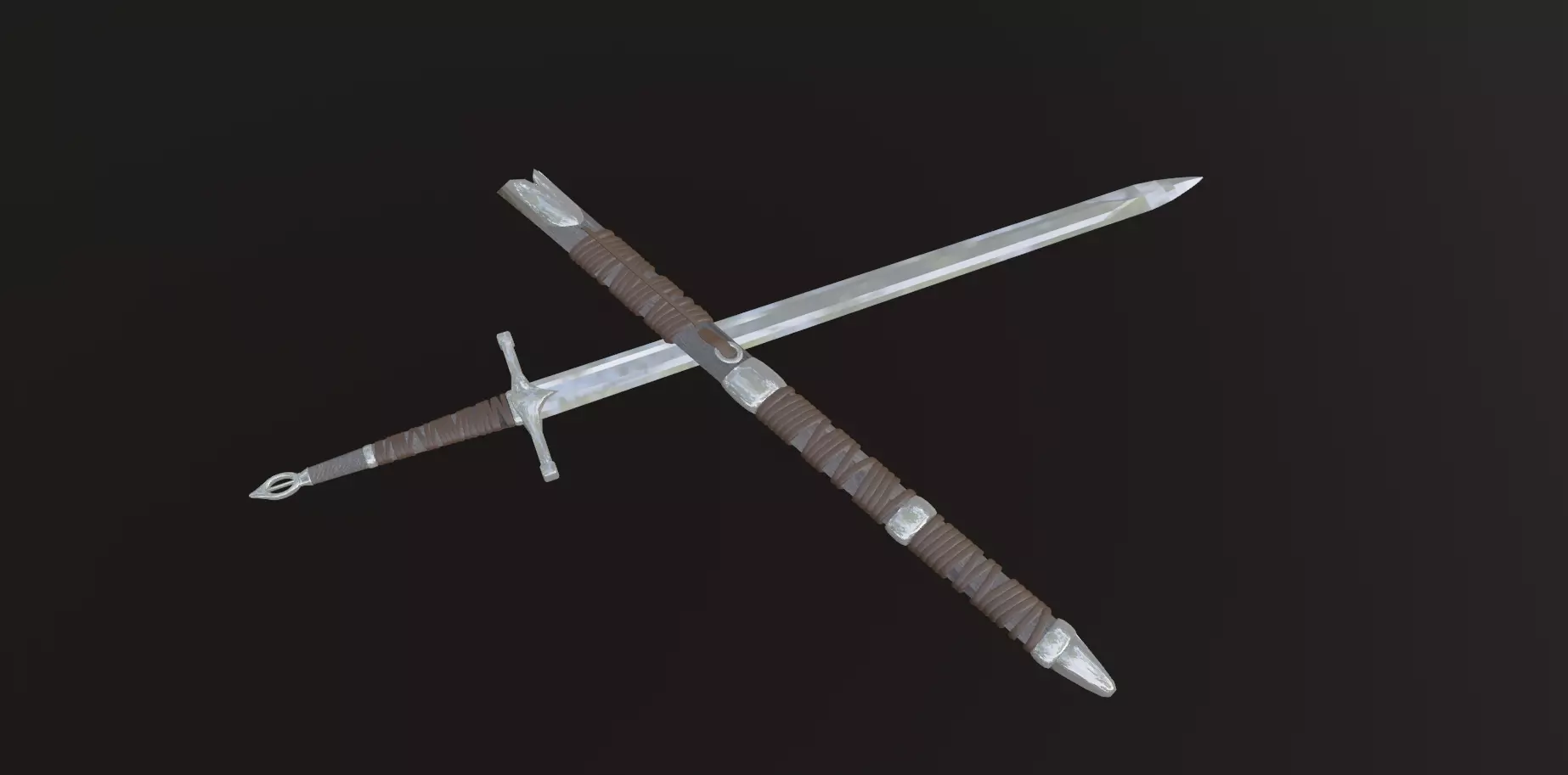 Sword witch scabbard Free 3D model