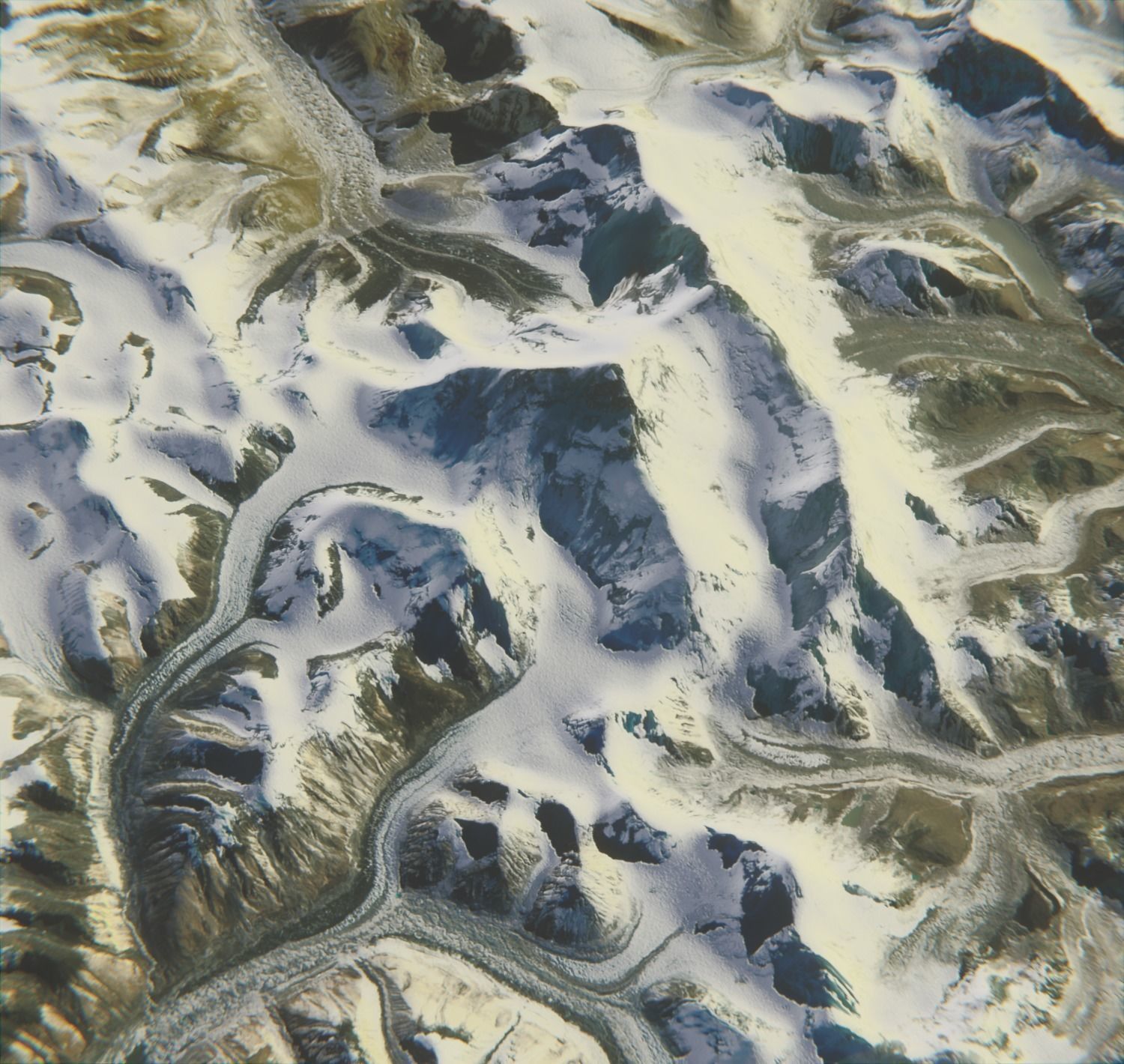 Mount Everest Low-poly 3D model_5