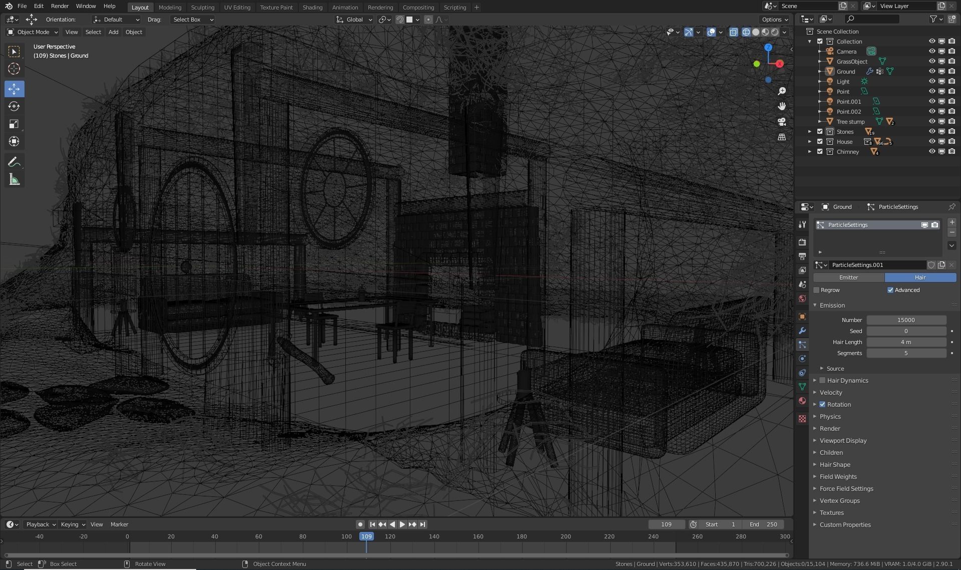 Hobbit House Pack 3D model_15