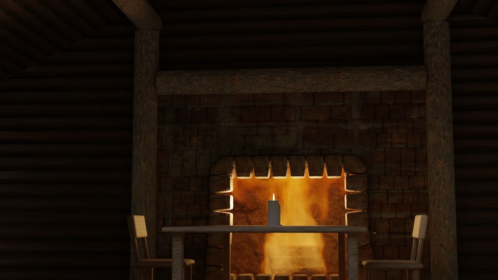 Hobbit House Pack 3D model_5