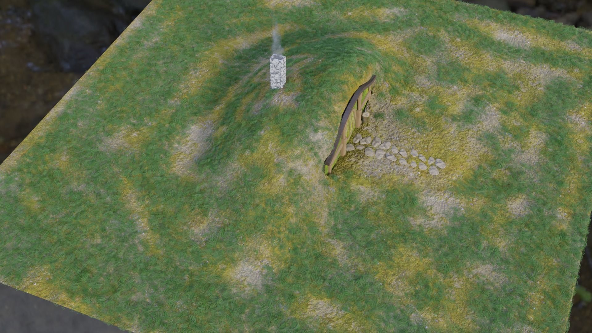 Hobbit House Pack 3D model_13