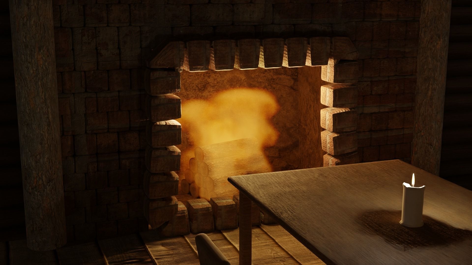 Hobbit House Pack 3D model_6