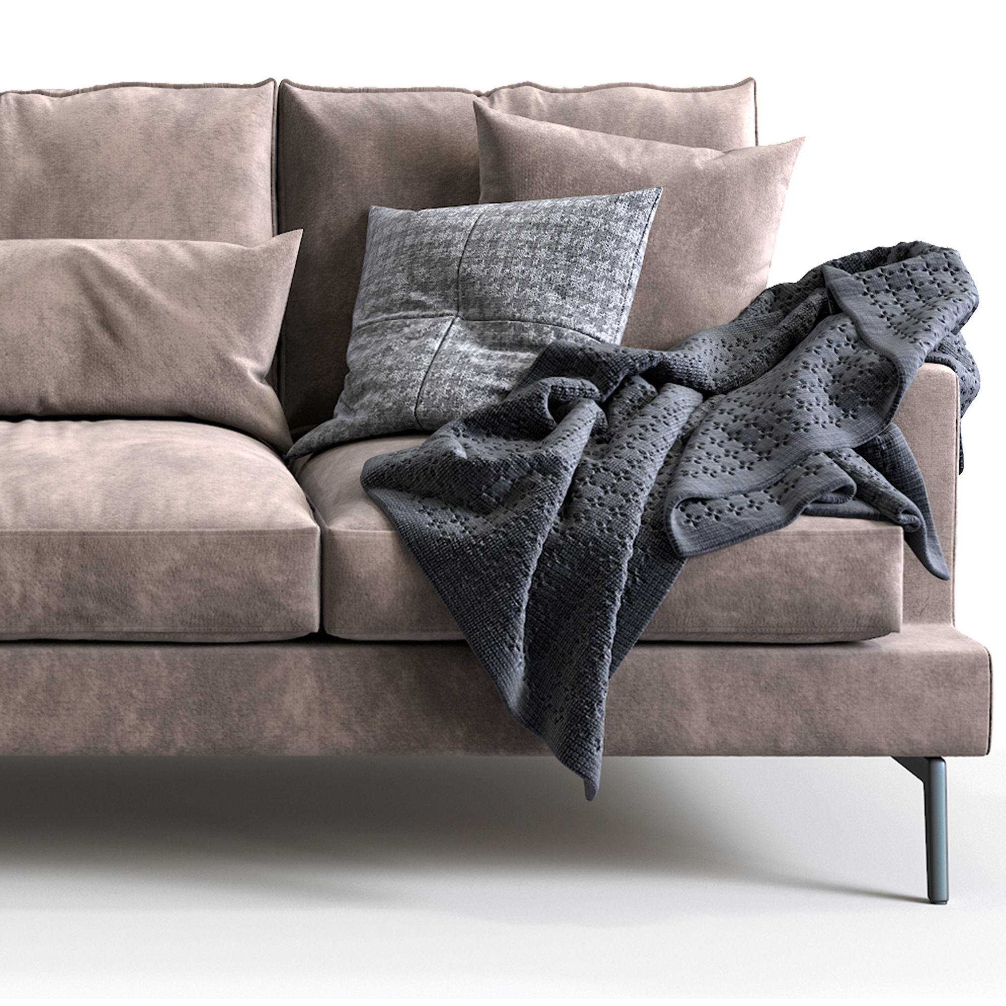 Verzelloni Sofa Larsen 3D model_2