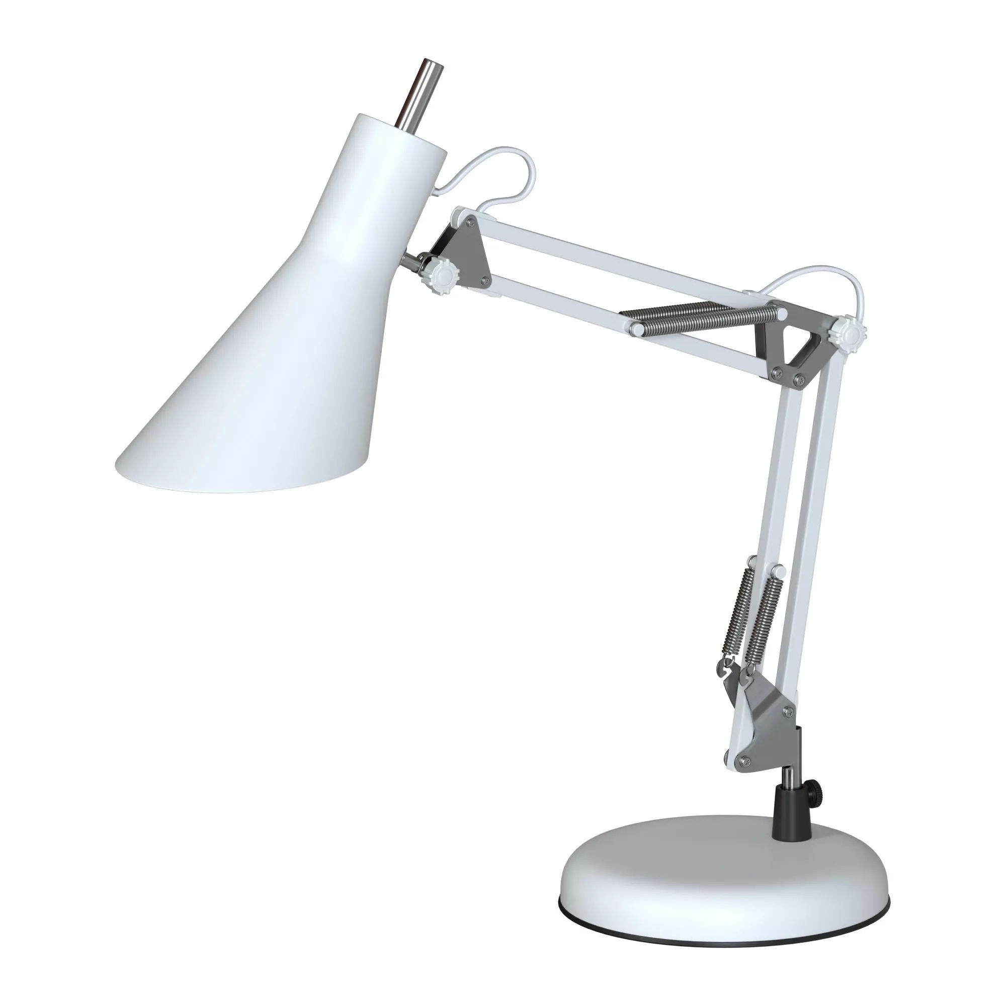 Norden 01032-1 white office table lamp 3D model