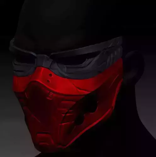 Red Hood Cosplay Mask - Halloween Costume  3D print model
