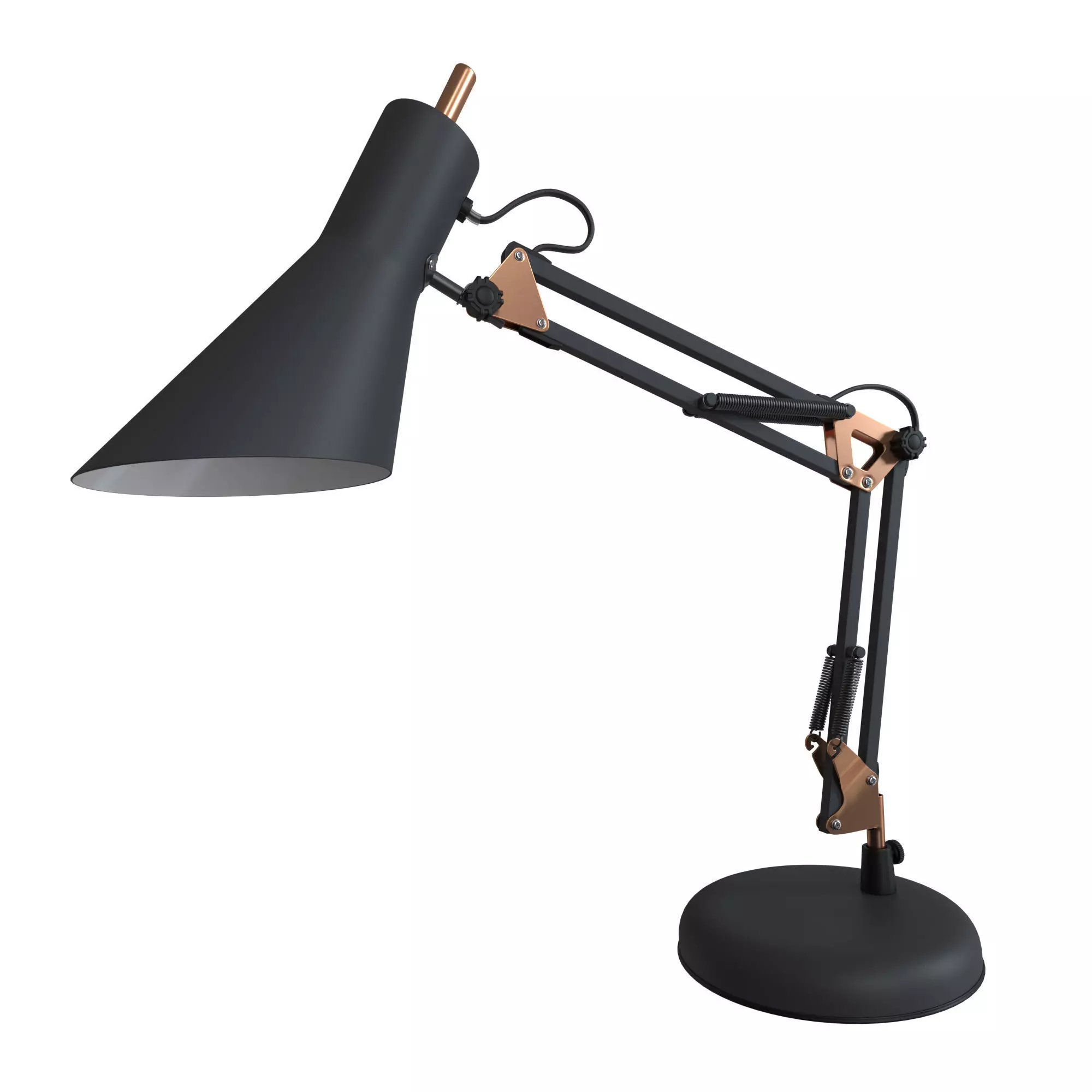Norden 01032-1 black office table lamp 3D model_0