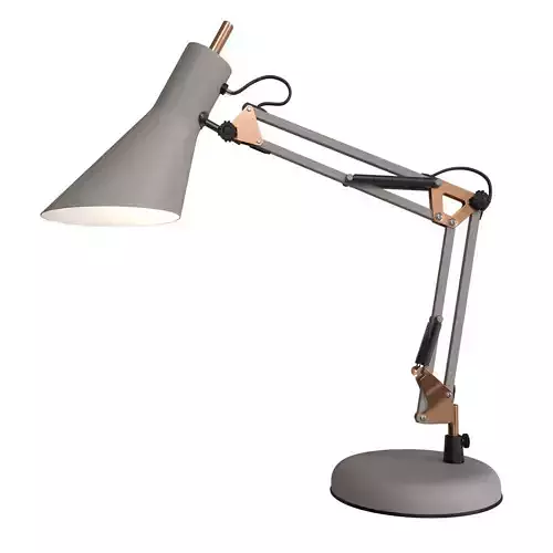 Norden 01032-1 gray office table lamp