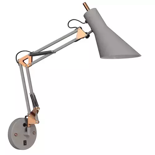 Norden 01032-1 gray office table lamp