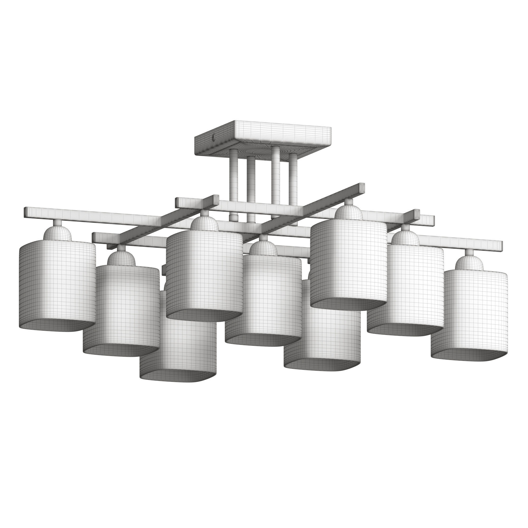 Ceiling chandelier Costanzo LSL-9007-09 3D model_2