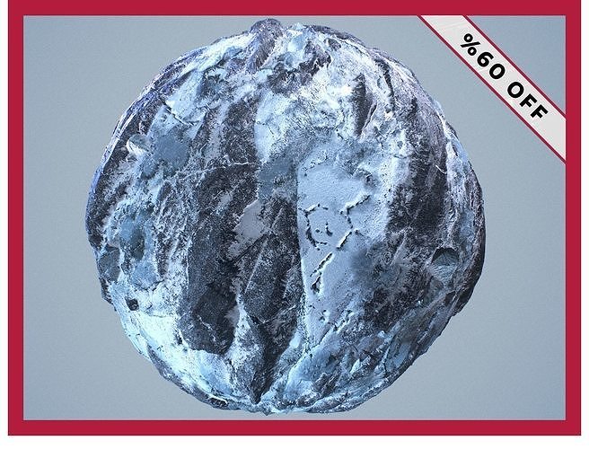 Snow Ice Seamless PBR Texture Pack Texture Texture