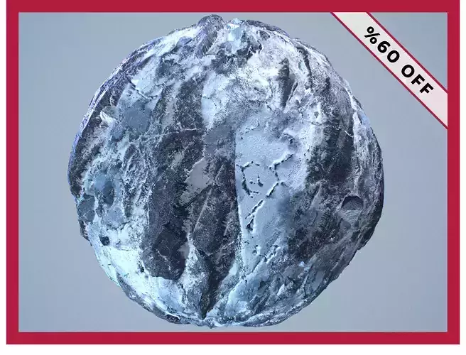 Snow Ice Seamless PBR Texture Pack Texture