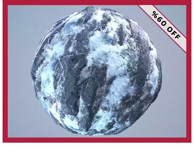 Snow Ice Seamless PBR Texture Pack Texture 