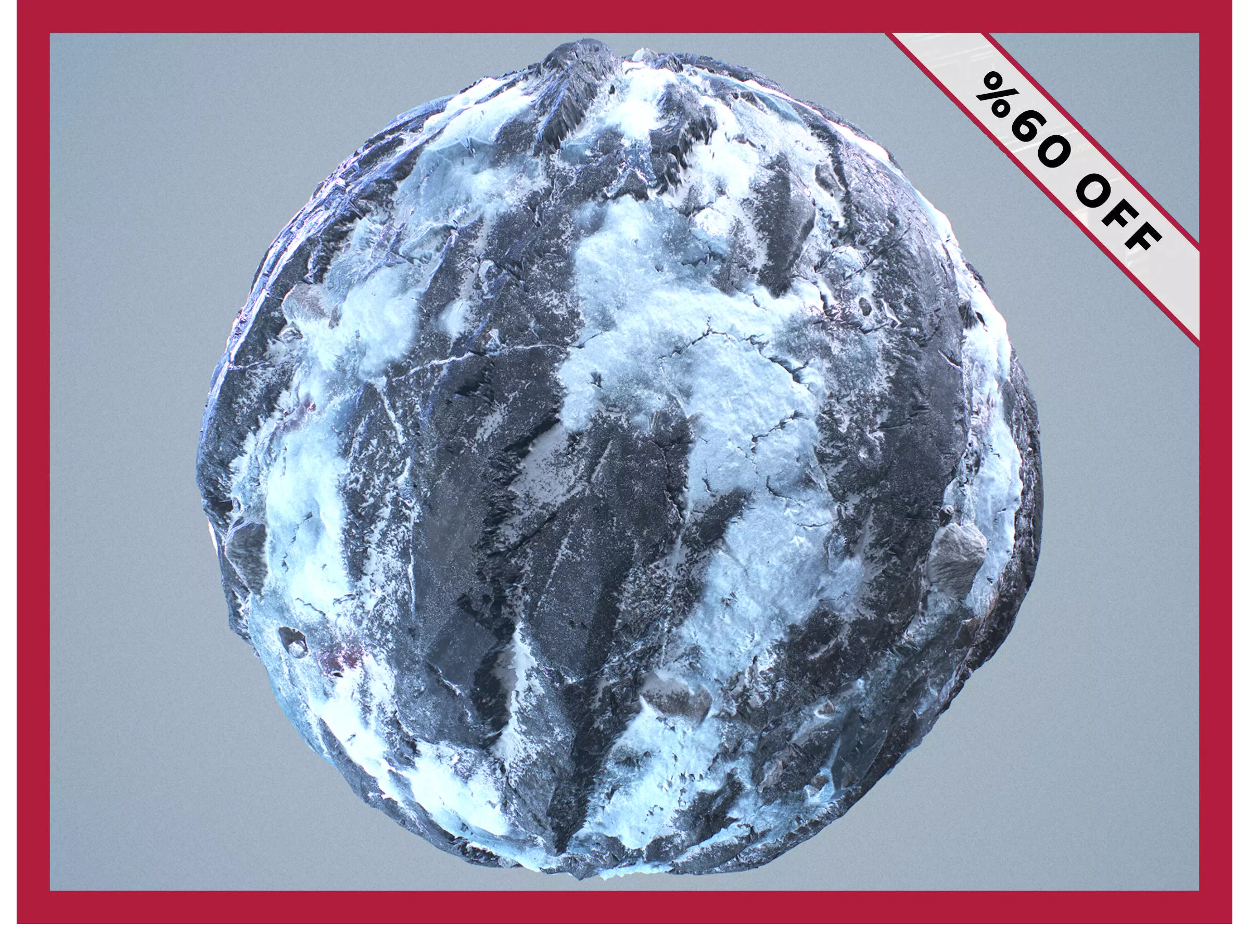 Snow Ice Seamless PBR Texture Pack Texture Texture_0