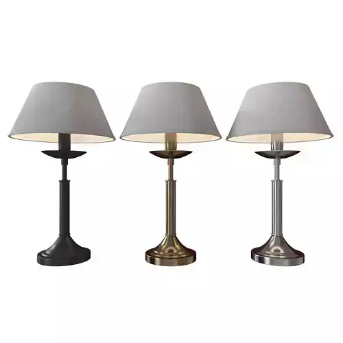 Hotel interior table lamp 01010-1 black - bronze - chrome