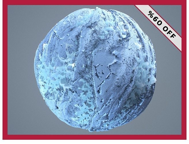 Snow Ice Seamless PBR Texture Pack Texture Texture