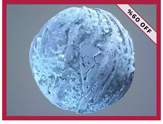 Snow Ice Seamless PBR Texture Pack Texture