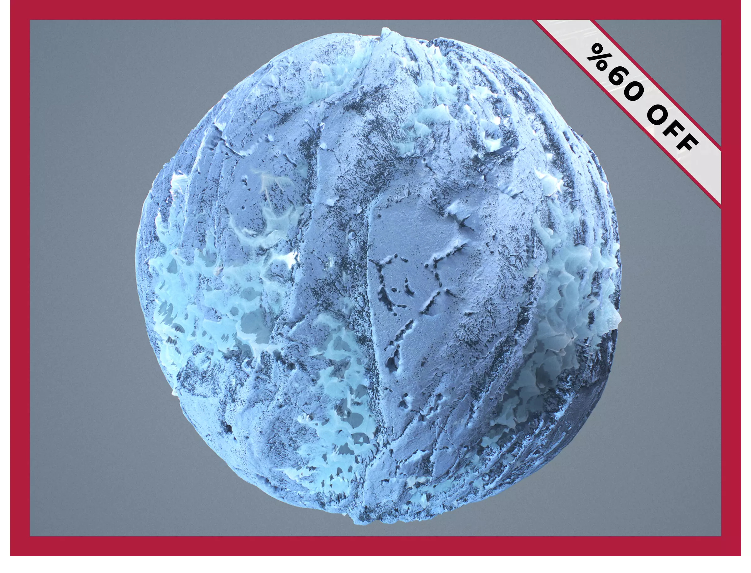 Snow Ice Seamless PBR Texture Pack Texture Texture_0