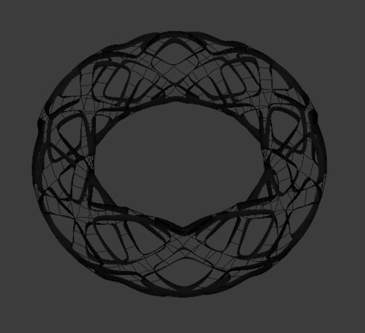 Bracelet style Voronoi green 3D print model_8