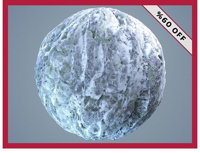 Snow Ice Seamless PBR Texture Pack Texture  Texture