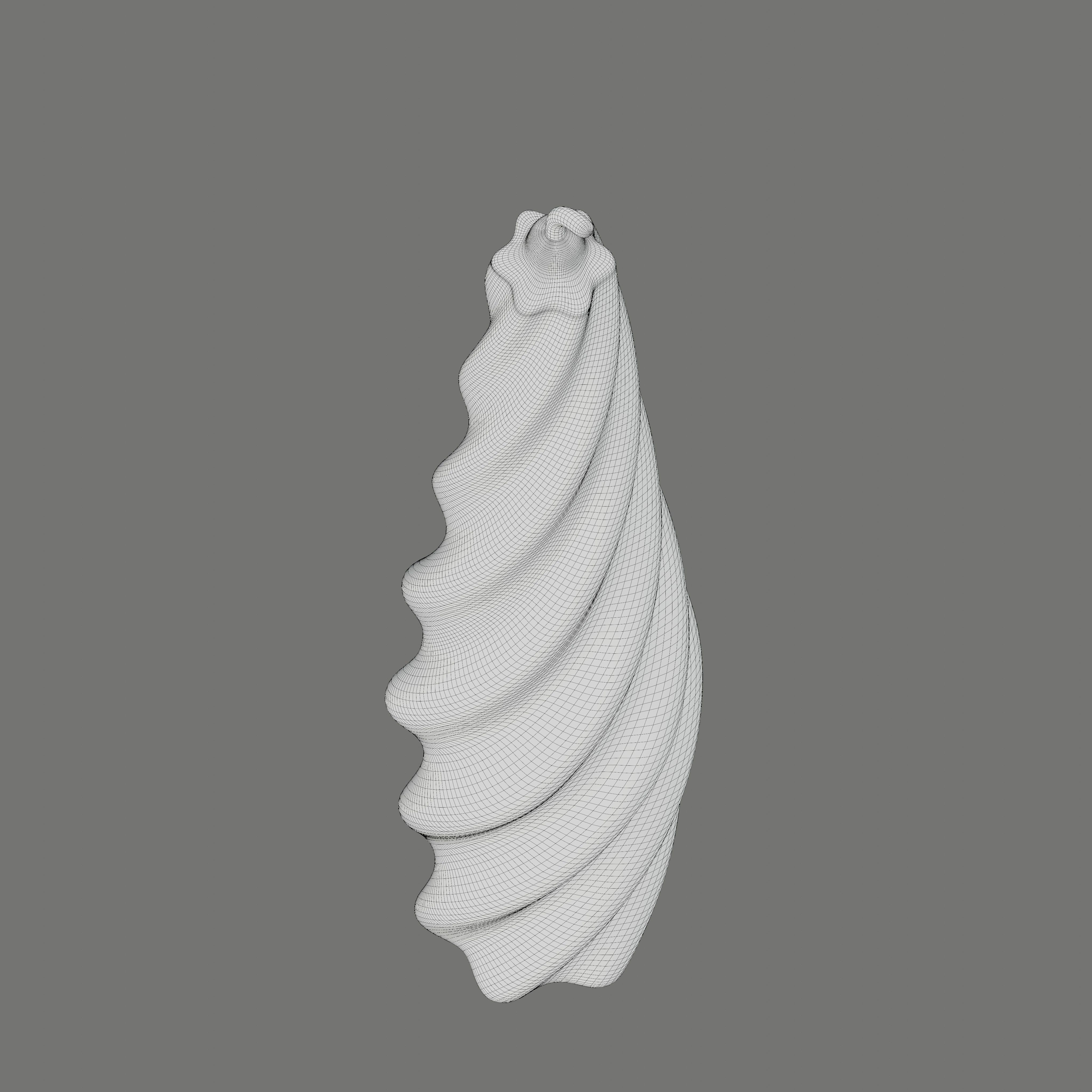  Twisted candle  3D model_5