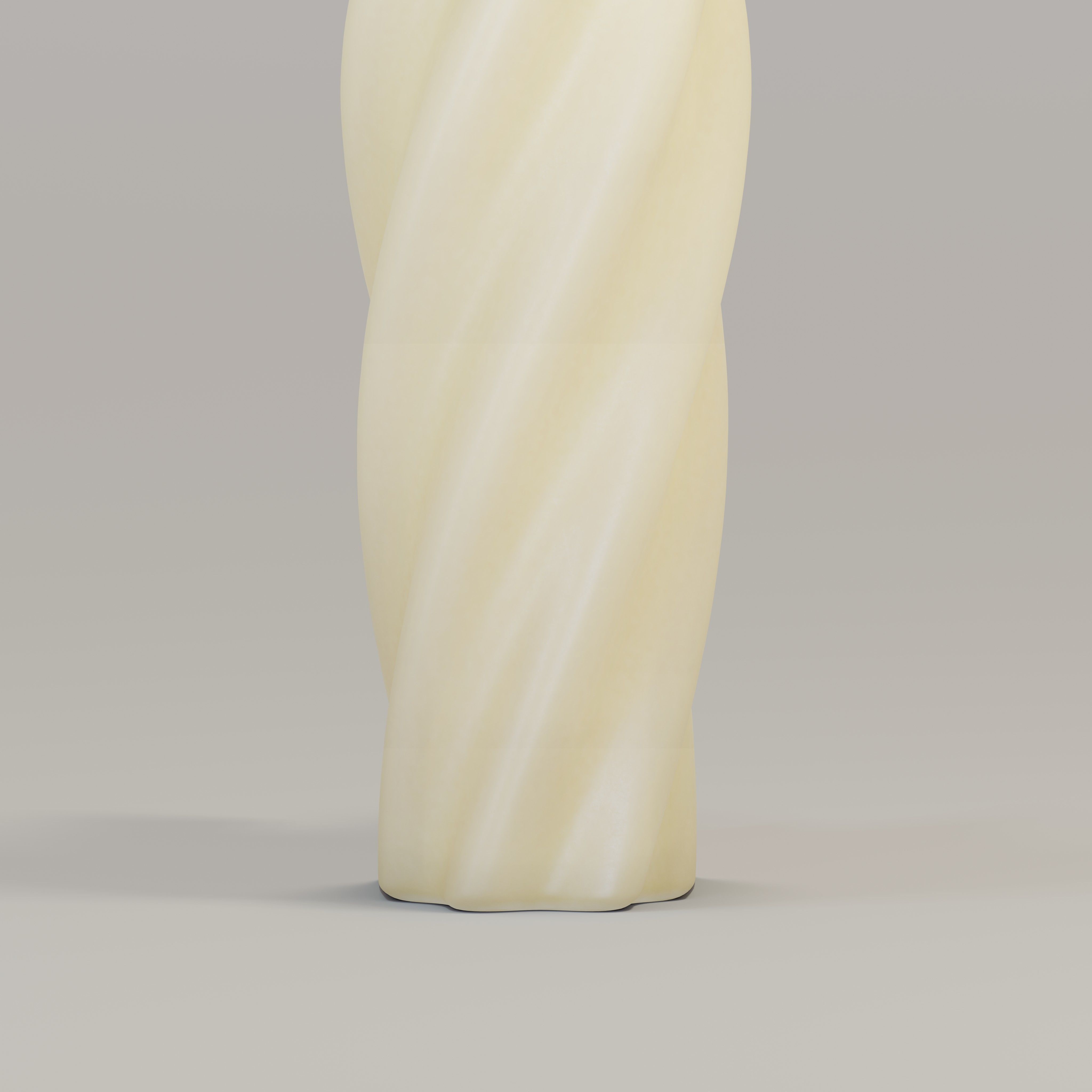  Twisted candle  3D model_3