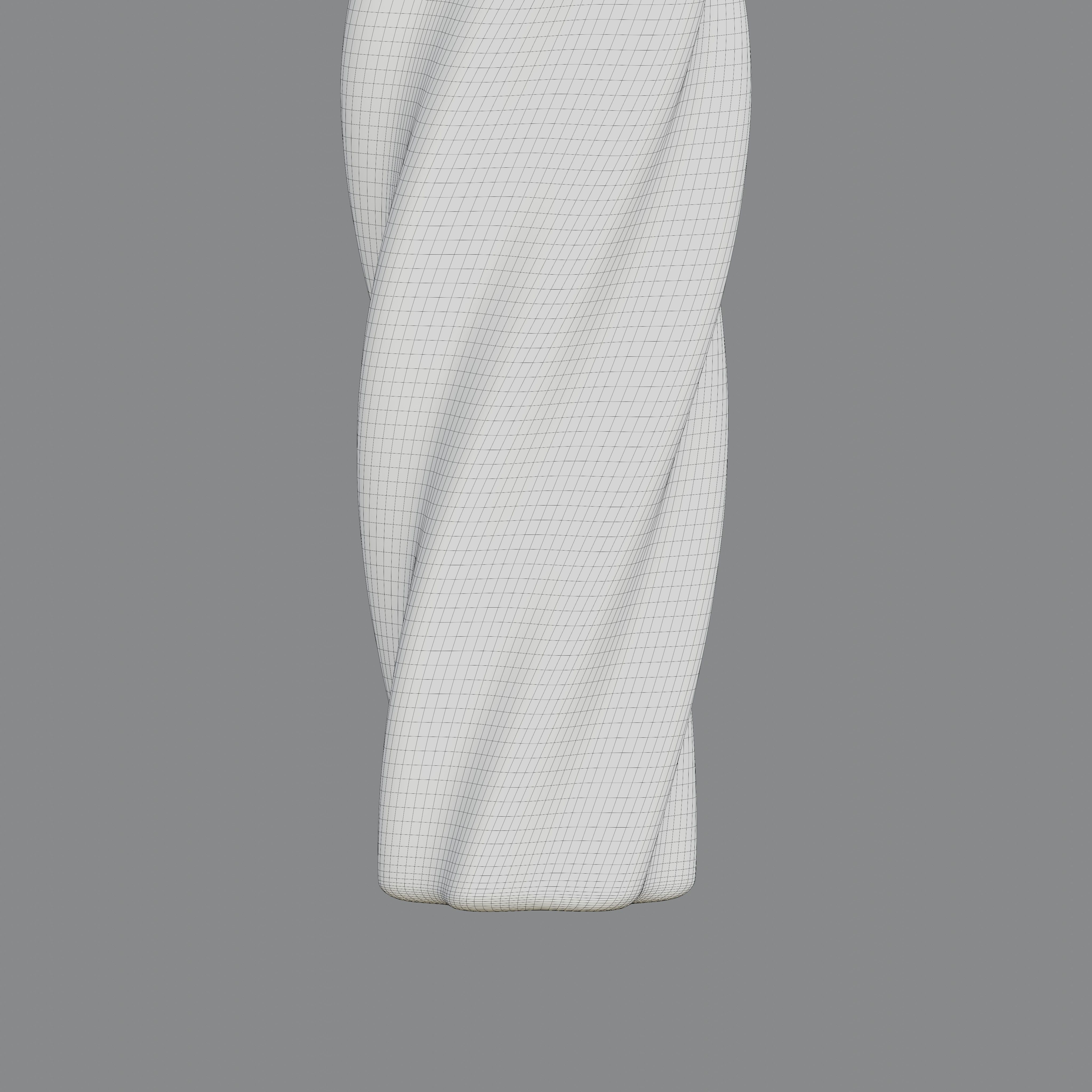  Twisted candle  3D model_7