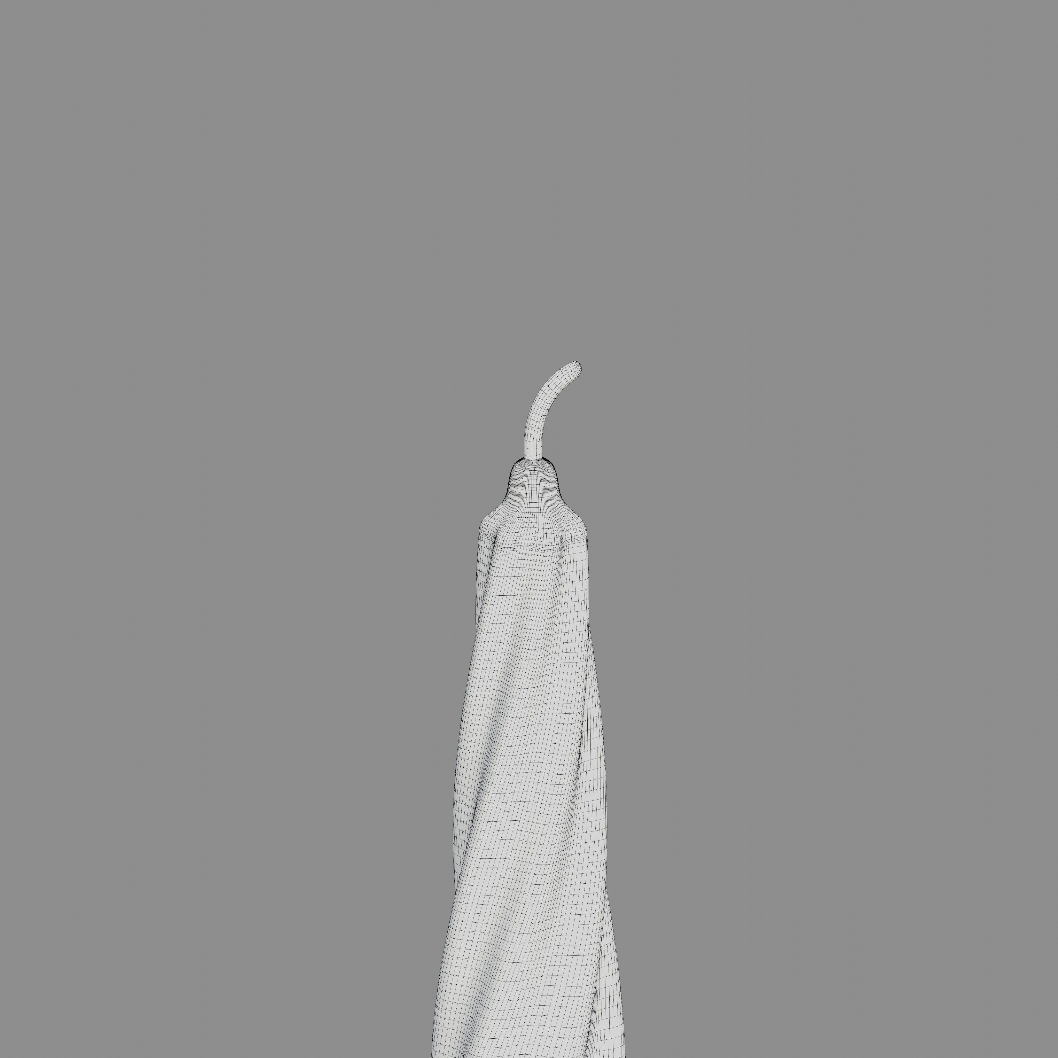  Twisted candle  3D model_6