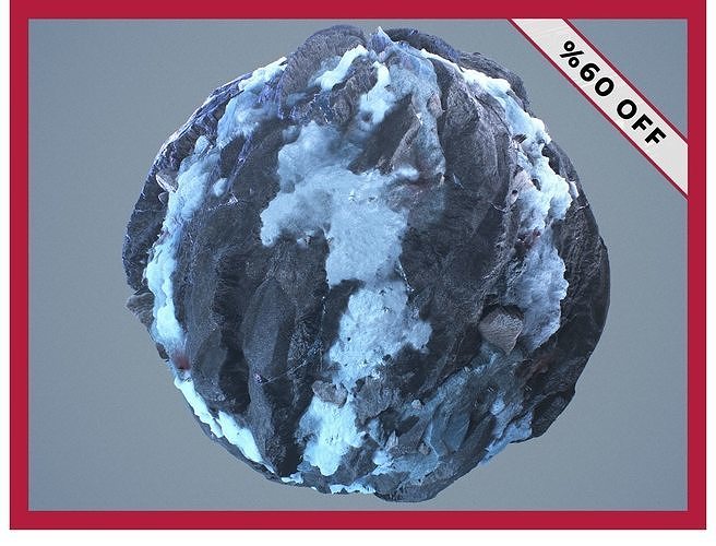 Snow Ice Seamless PBR Texture Pack Texture  Texture