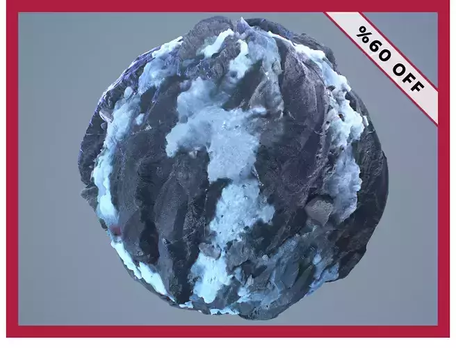 Snow Ice Seamless PBR Texture Pack Texture 