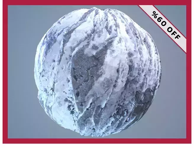 Snow Ice Seamless PBR Texture Pack Texture  Texture