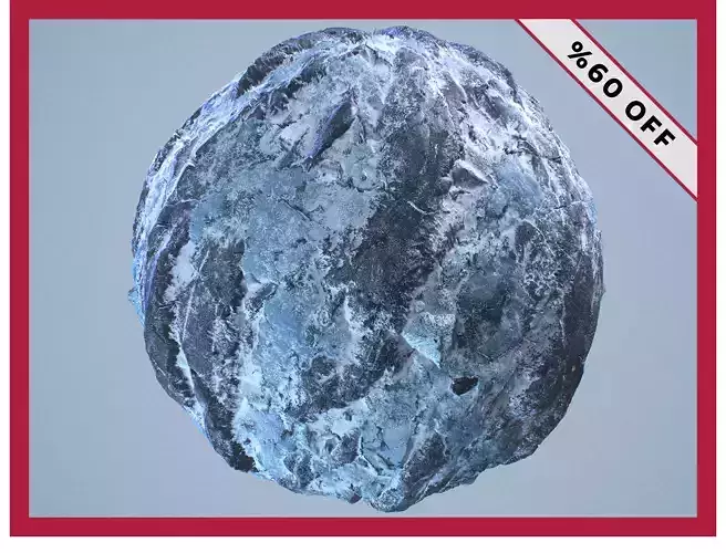 Snow Ice Seamless PBR Texture Pack Texture