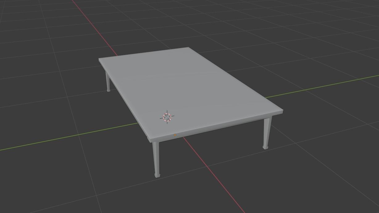 3D Transparent  Mug and Table 3D model_1