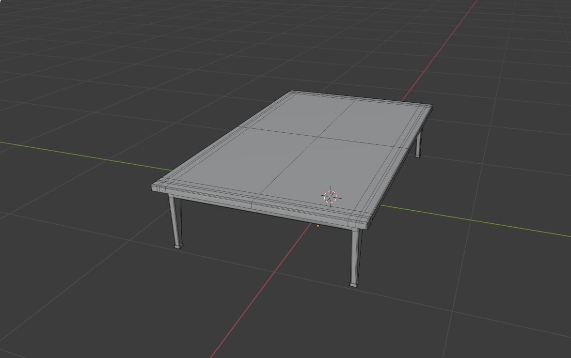 3D Transparent  Mug and Table 3D model_4