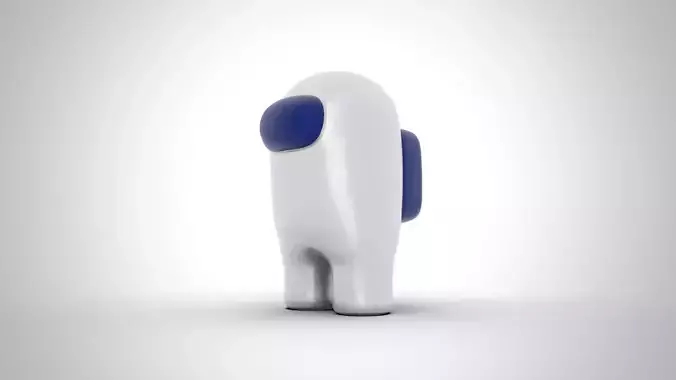among us 3d model Free low-poly 3D model