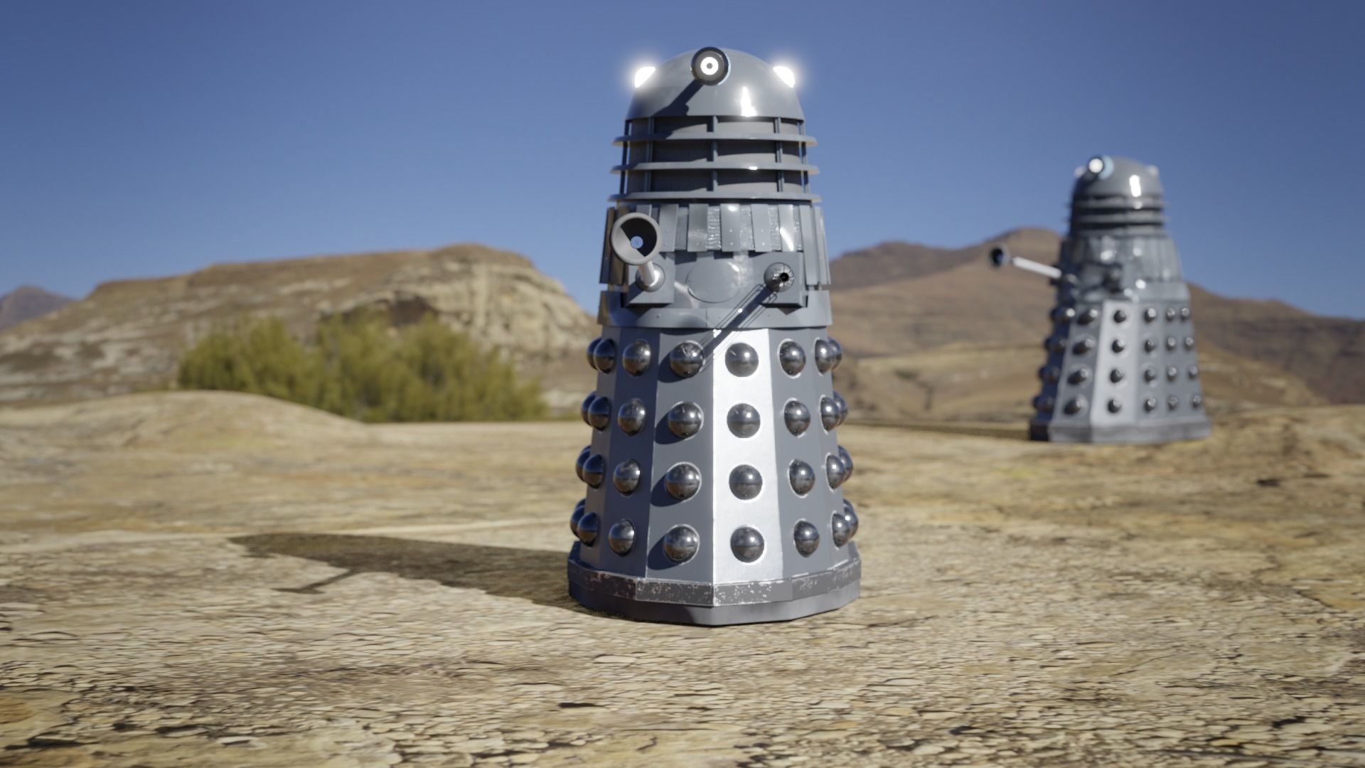 1970s Dalek 3D model_2